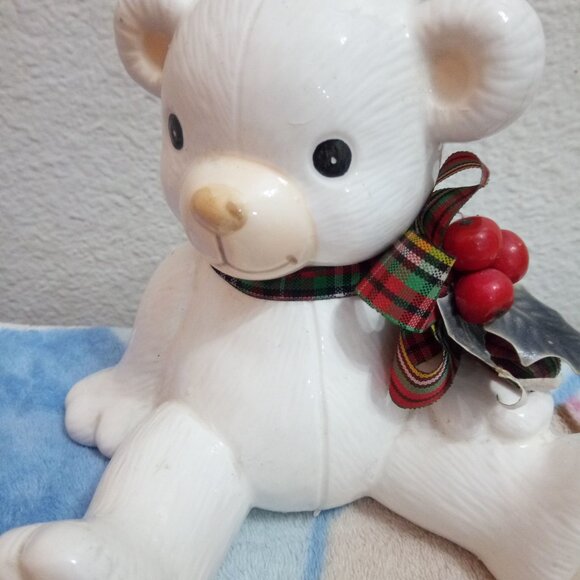 "Artistic Gifts, Holiday Bear Collectible (Selling As Is) - Picture 1 of 13
